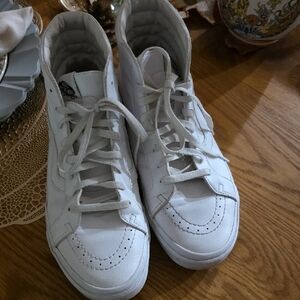 Vans White High-Top Sneakers